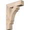 Ekena Millwork Merced Block Smooth Bracket, Douglas Fir, 5 1/2"W x 24"D x 32"H BKT06X24X32MRC05SDF - alternate 1